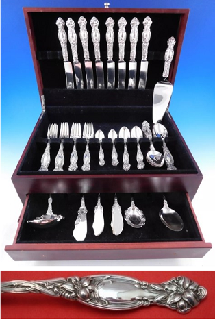 Frontenac by International Sterling Silver Flatware Service for 8 Set 61 pcs